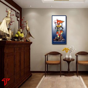 Tranh phật giáo treo phòng thờ